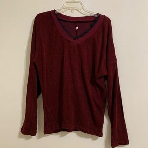 Maroon long sleeve